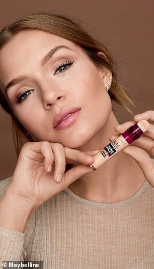Shoppers note how the concealer doesn't settle into fine lines and 'hides everything'